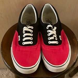 Vans Black/Red Authentic Men Size 12